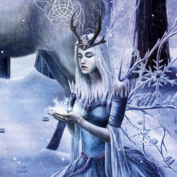 Frozen Fantasy Yule Card - CRD-CB01 picture
