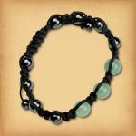 Green Aventurine Shamballa Bracelet - BRC-SBAV