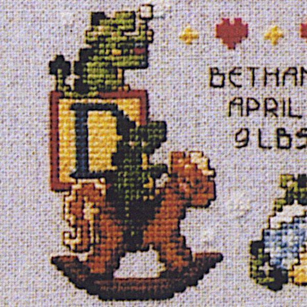 Dragonlet's Birth Sampler Cross Stitch Pattern - SDD-037 picture