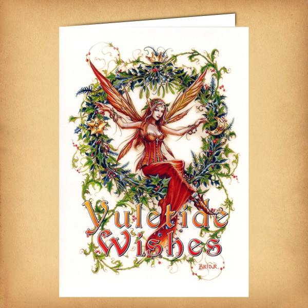 Mistletoe Fairy Yule Card - CRD-BY13