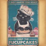 Fucupcakes Tin Sign - TIN-A035