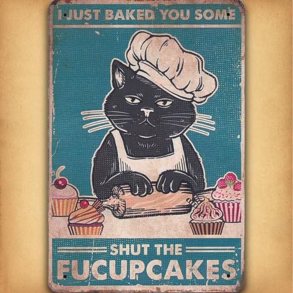 Fucupcakes Tin Sign - TIN-A035