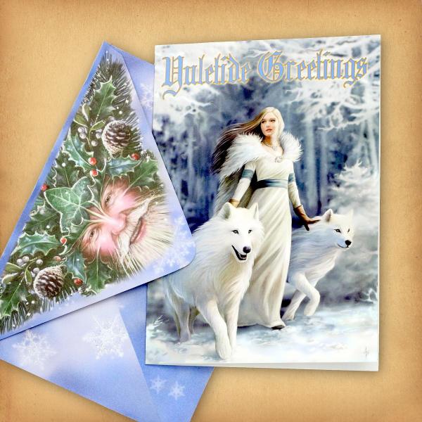 Winter Guardians Yule Card - CRD-AN48 picture
