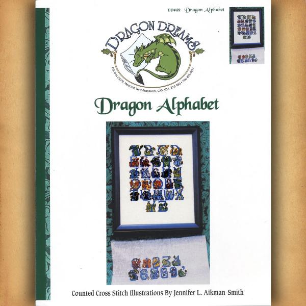 Dragon Alphabet Cross Stitch Pattern - SDD-049 picture