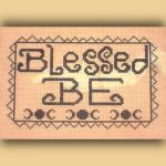 "Blessed Be" Cross Stitch Pattern - SIS-003