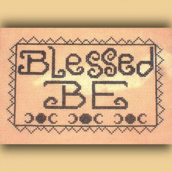 "Blessed Be" Cross Stitch Pattern - SIS-003