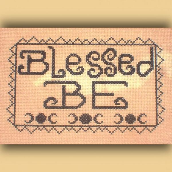 "Blessed Be" Cross Stitch Pattern - SIS-003 picture