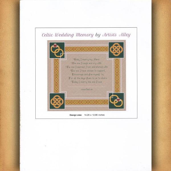 Celtic Wedding Memory Cross Stitch Pattern - SIA-514 picture