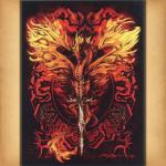 Flame Blade Dragon Cross Stitch Pattern - SHT-364