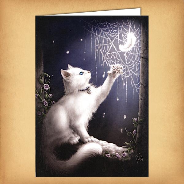 Snow Kitten Greeting Card - CRD-SBD03