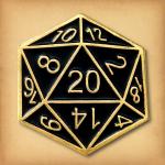 d20 Enamel Pin - PIN-042