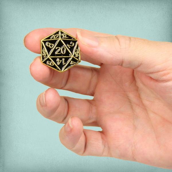 d20 Enamel Pin - PIN-042 picture