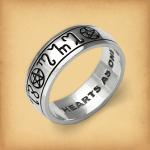 Silver Pagan Handfasting Ring - RSS-057