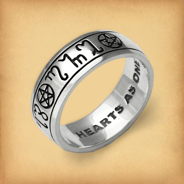 Silver Pagan Handfasting Ring - RSS-057