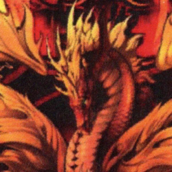 Flame Blade Dragon Cross Stitch Pattern - SHT-364 picture