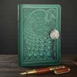Peacock Leather Journal - LXJ-M48