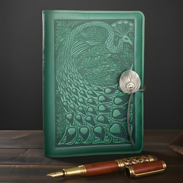 Peacock Leather Journal - LXJ-M48