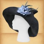 Midnight Moonflower Witch Hat - HAT-104
