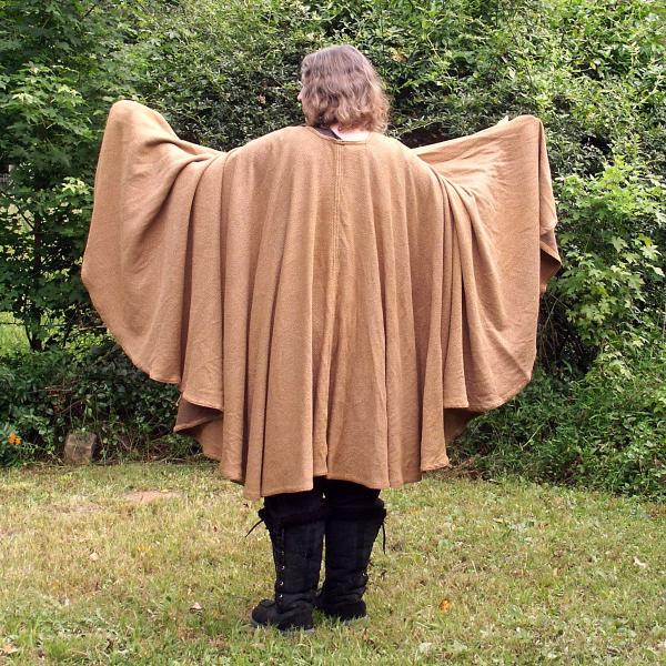 Golden Brown Full Circle Cloak - CLK-119 picture