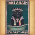 Dirty Hippie Tin Sign - TIN-A045