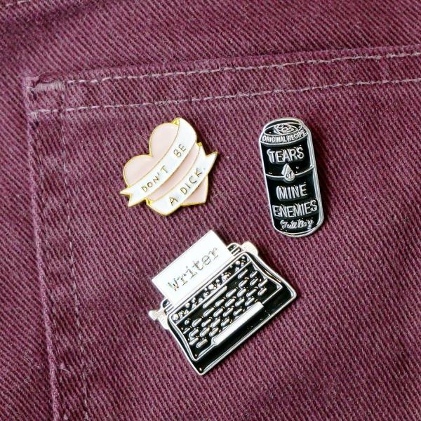 "Tears of Mine Enemies" Enamel Pin - PIN-006 picture