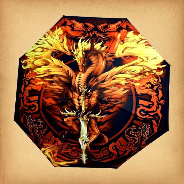 Flame Blade Dragon Umbrella - UMB-008