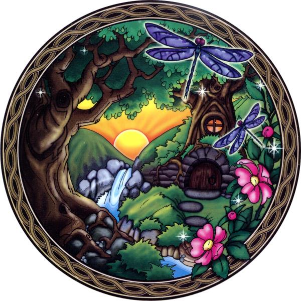 Enchanted Forest Window Sticker - WST-S49