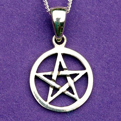 Silver Small Pentacle Pendant Pss 441 Eventeny - Small Pentacle Pendant