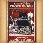 Send Fabric Tin Sign - TIN-A055