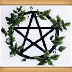 Pentacle Vines Cross Stitch Pattern - SIW-069