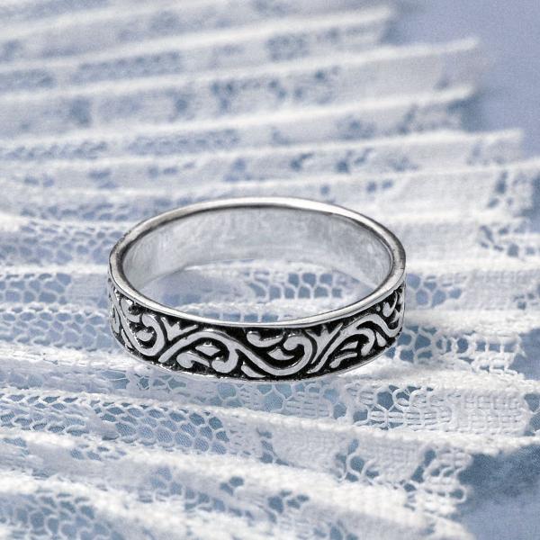 Silver Medieval Ring - RSS-3036 picture
