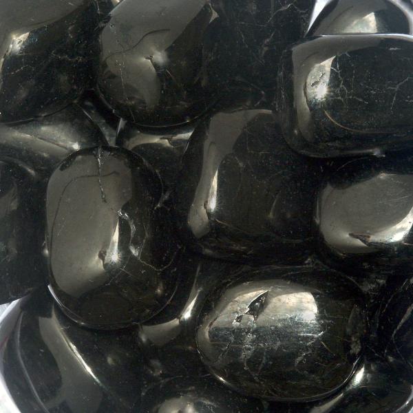 Tumbled Jet Gemstones - CRY-JET