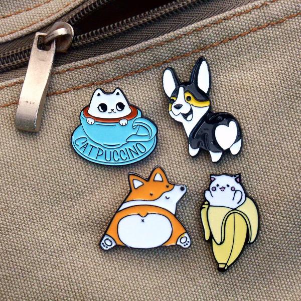 Bananya Cat Enamel Pin - PIN-128 picture