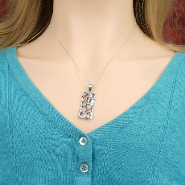 Silver Mermaid Pendant - PSS-G250 picture