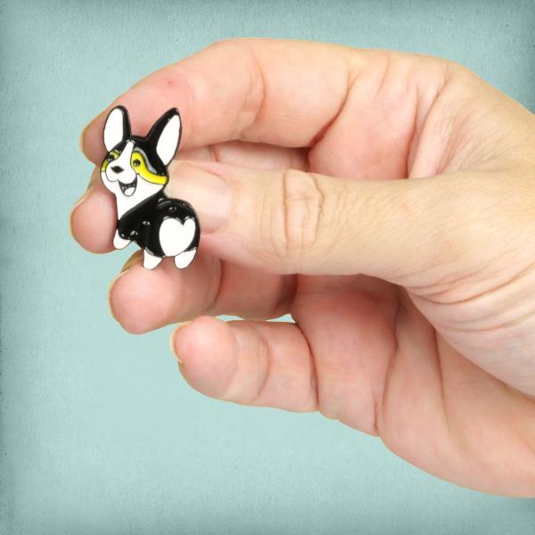 Corgi Butt Enamel Pin - PIN-116 picture