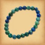 Chrysocolla Bead Bracelet - BRC-215