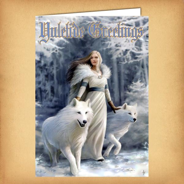 Winter Guardians Yule Card - CRD-AN48 picture