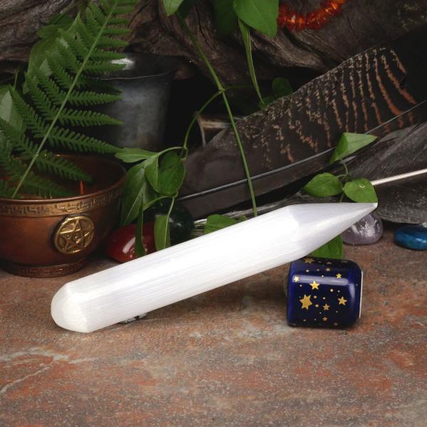 Large Selenite Wand - WAND-SELWL picture