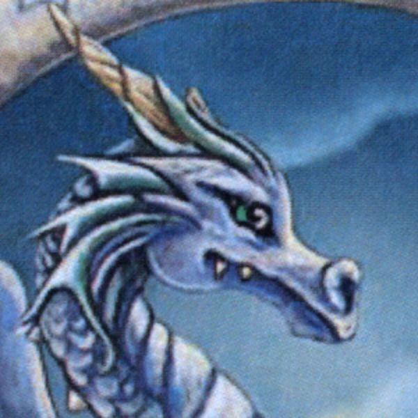 Moon Dragon Cross Stitch Pattern - SHP-051 picture