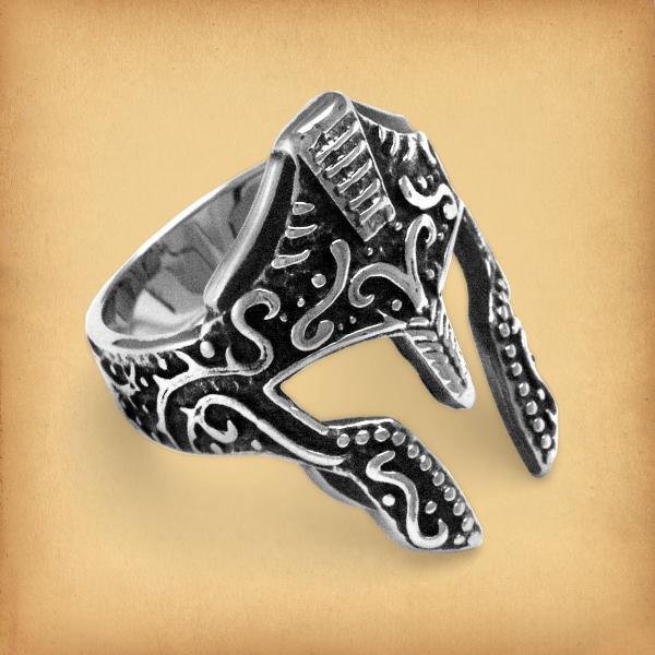 Ancient Warrior Steel Ring - RST-A457 picture