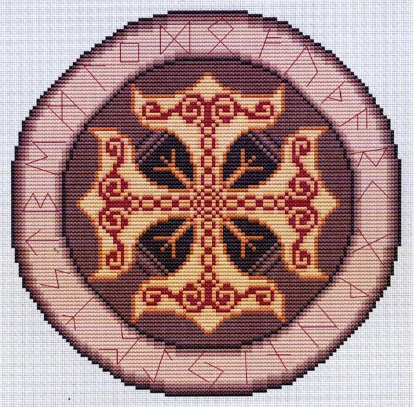 Thor's Shield Cross Stitch Pattern - SIA-920