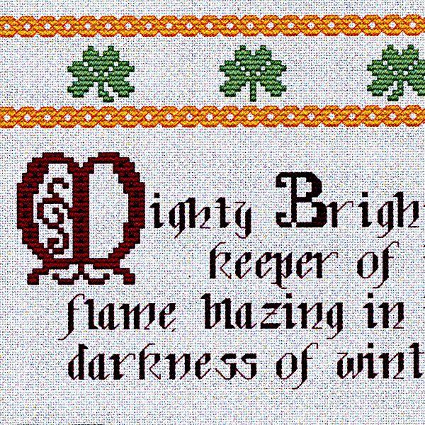 Brighid's Blessing Cross Stitch Pattern - SIA-582 picture
