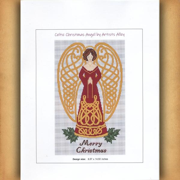 Celtic Christmas Angel Cross Stitch Pattern - SIA-779 picture