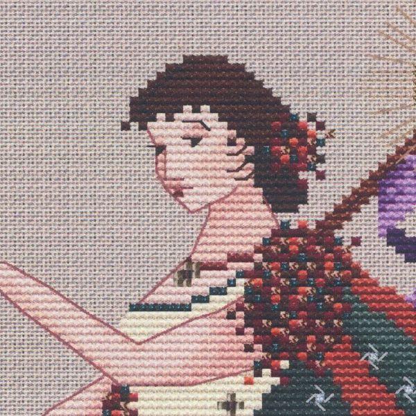 Dance of the Autumnal Equinox Cross Stitch Pattern - SWW-415 picture