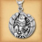 Silver Regal Gryphon Pendant - *Clearance* - PSS-870