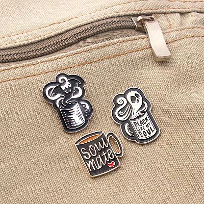 Soul Mate Coffee Mug Enamel Pin - *Clearance* - PIN-X172 picture