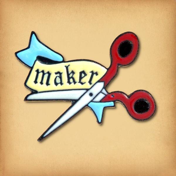 "Maker" Enamel Pin - PIN-152 picture