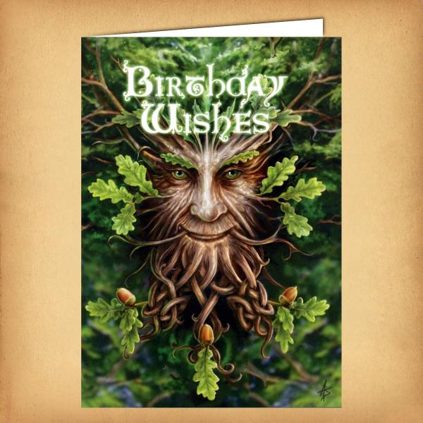 Oak King Birthday Card - CRD-AN18 picture