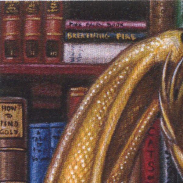 Book Wyrm Cross Stitch Pattern - SIX-148 picture