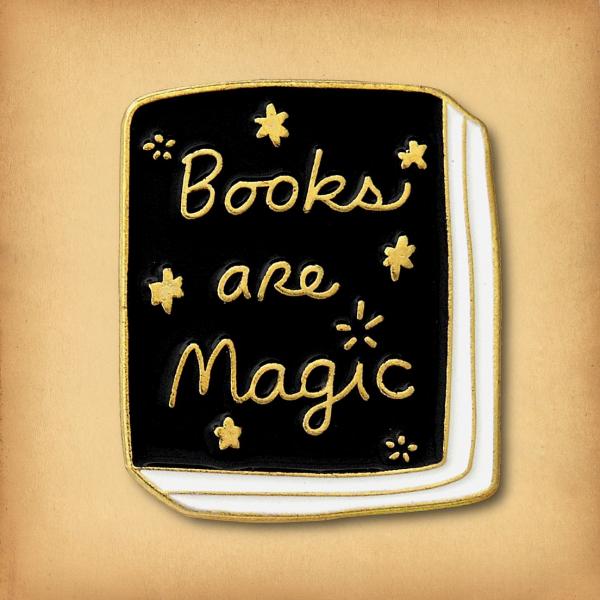 "Books Are Magic" Enamel Pin - PIN-052